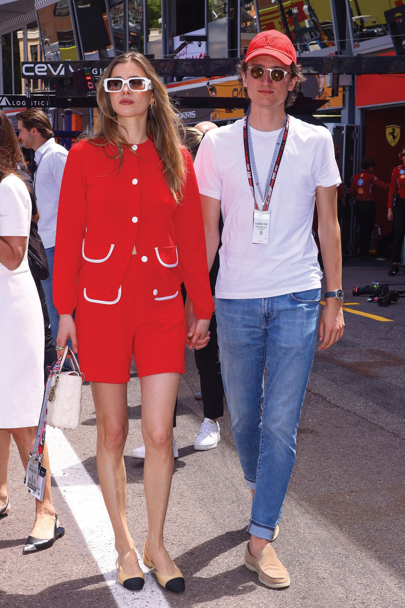 Zita d’Hauteville y Jean Arnault, hijo de Bernard Arnault (uno de los franceses más ricos; fundador del imperio de lujo LVMH) y responsable del área de relojería de Louis Vuitton, sponsor de la F1. 