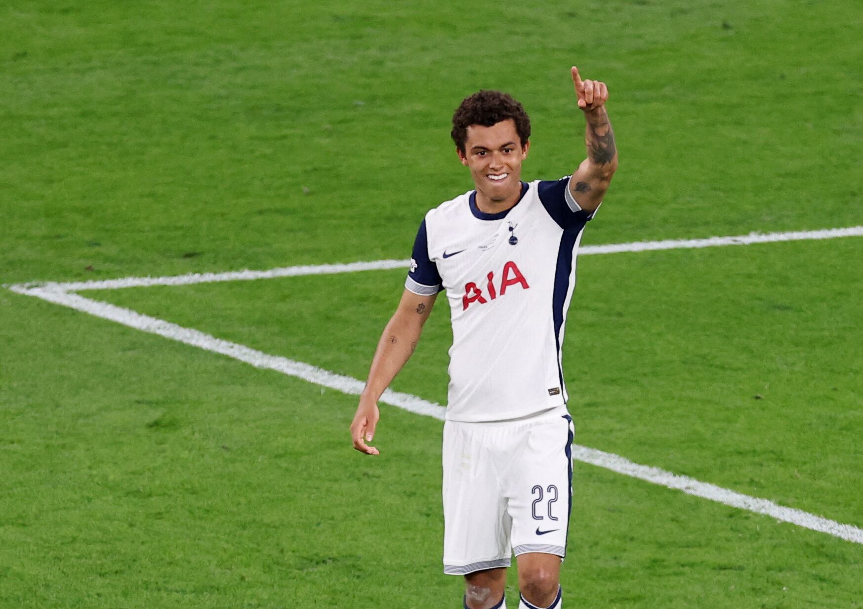 Tottenham vs Man. United por la final de la UEFA Europa League del 2025.
