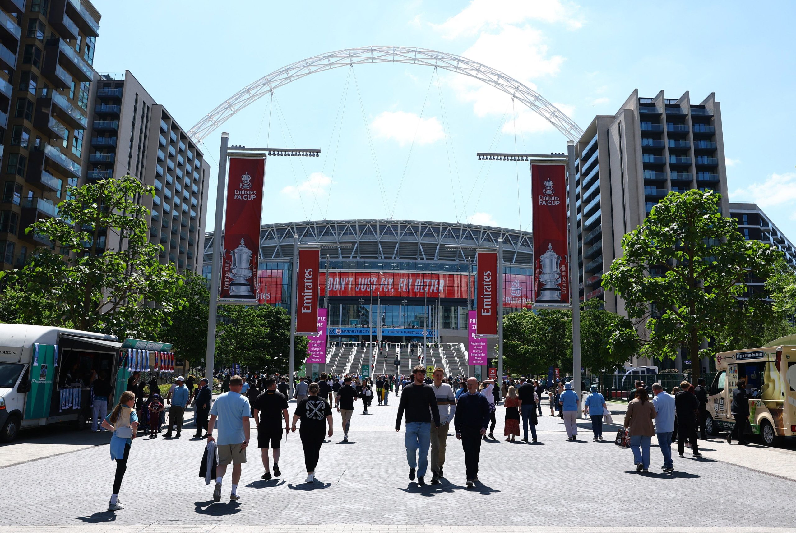 Crystal P. vs Man. City por la final de la FA Cup del 2025.