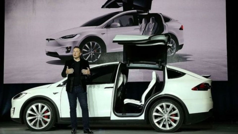 Elon Musk, en la presentación del Modelo de Tesla. Foto: Archivo