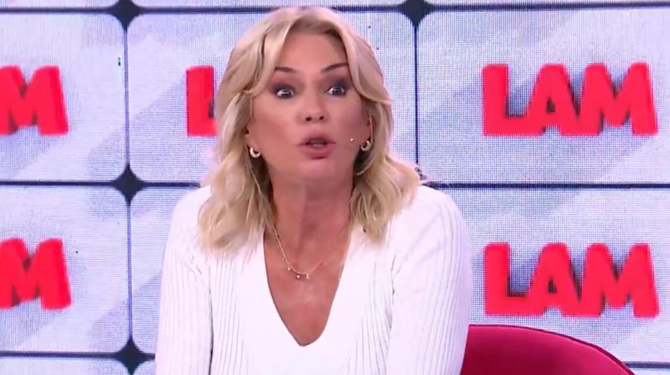 Yanina Latorre se peleó con ángel de Brito en vivo por la pelea de la blonda con Dalma Maradona. (Foto: captura América)