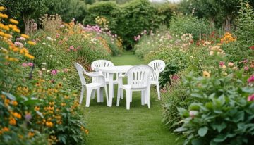 Adiós a los muebles de plástico: el material ideal para decorar tu jardín que es tendencia