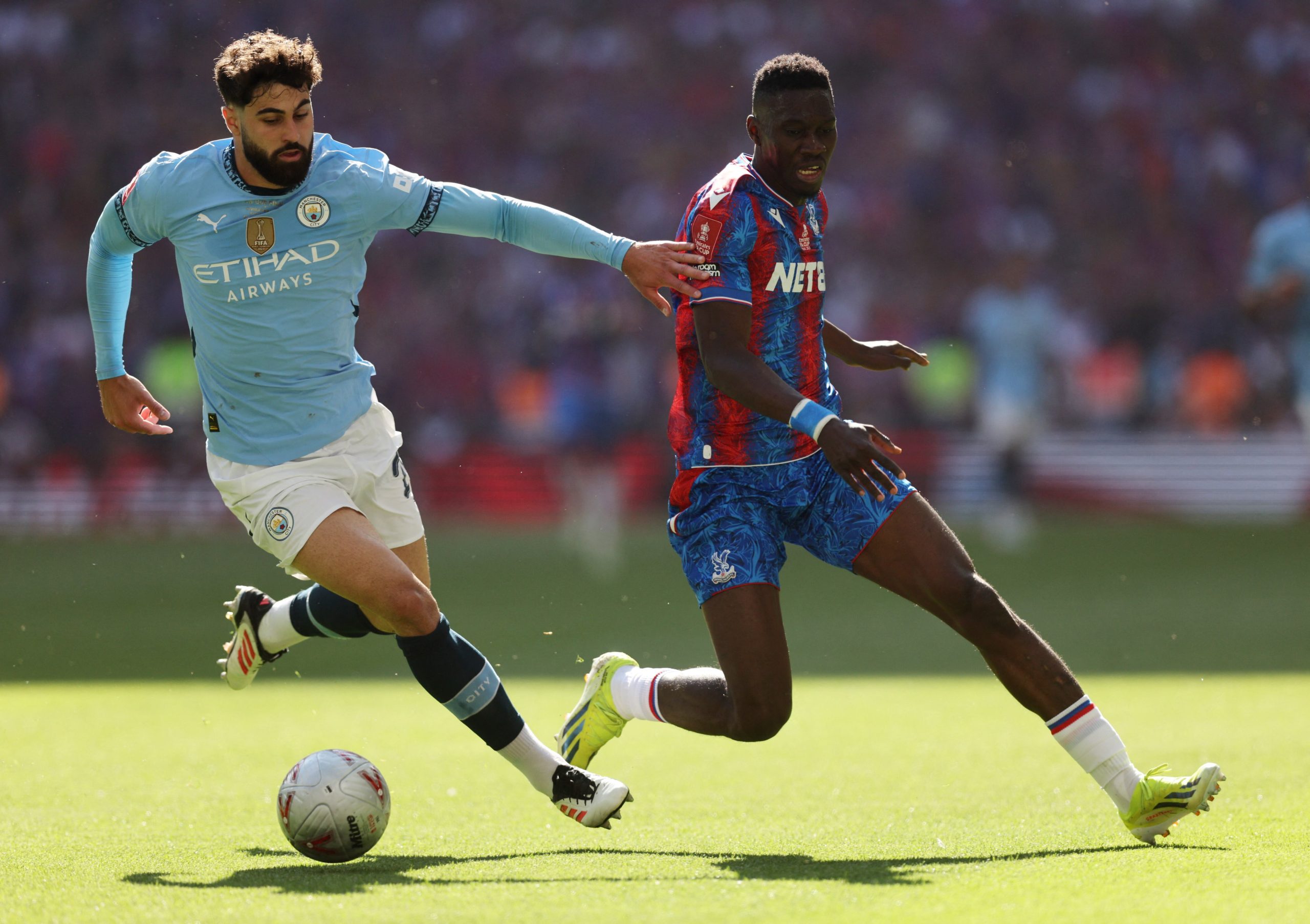 Crystal P. vs Man. City por la final de la FA Cup del 2025.