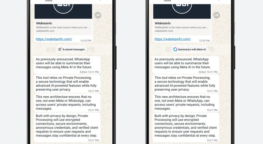 Para los que no tienen tiempo: WhatsApp entregará resúmenes privados de los chats