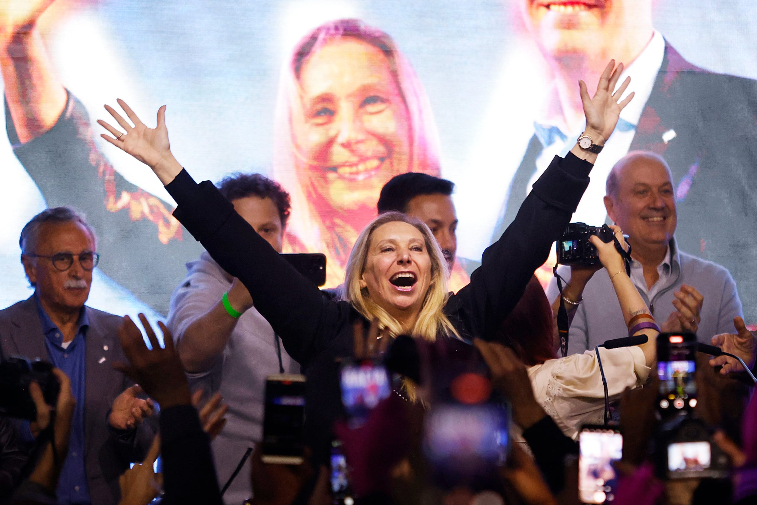 Los festejos de Karina Milei en el hotel Libertador