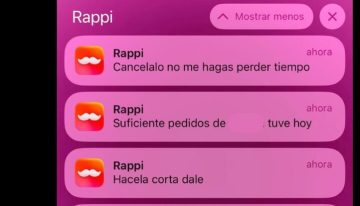 Una joven hizo un pedido por una app y recibió insólitos mensajes de parte del repartidor