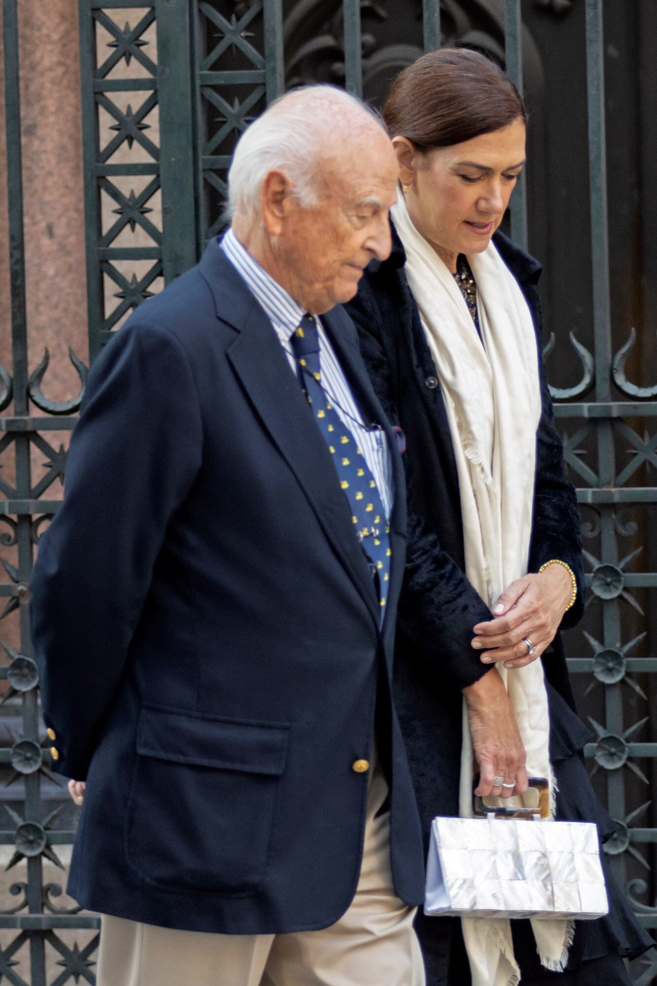 Freddy Carlés y Michaela Harriet, madre de la modelo Sofía Reynal y mujer de Pablo Born, hijo de Juan Born y de Virginia Agote. 