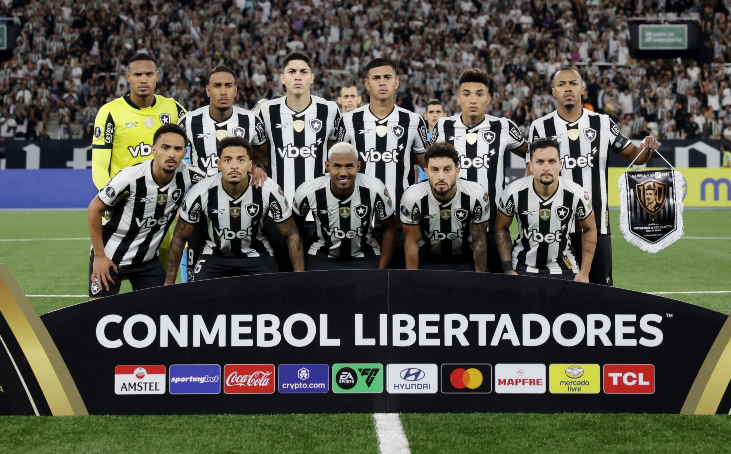 Botafogo vs Estudiantes por la fase de grupos de la Copa Libertadores del 2025.