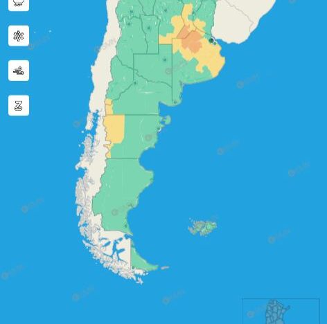 Hay alerta naranja y amarilla por tormentas y lluvias para este viernes 16 de mayo: las provincias afectadas