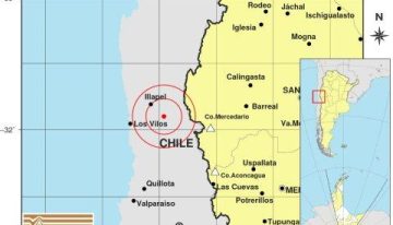 Un nuevo sismo de 5 puntos sacudió Chile y se sintió en la ciudad de Santiago