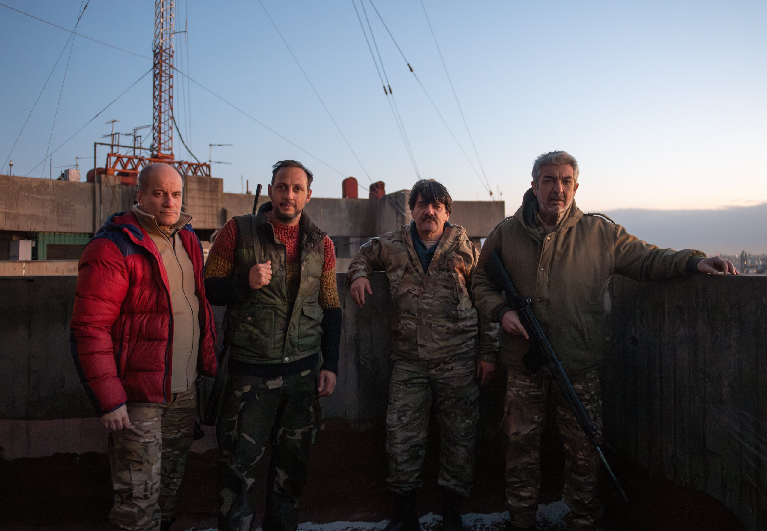 Marcelo Subiotto, Ariel Staltari, César Troncoso y Ricardo Darín 