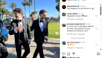 Franco Colapinto apareció en la alfombra roja del Festival de Cannes y causó furor en las redes: “Qué elegancia”