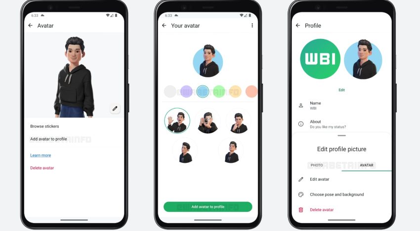 WhatsApp permitirá tener un avatar sin la necesidad de borrar la foto de perfil