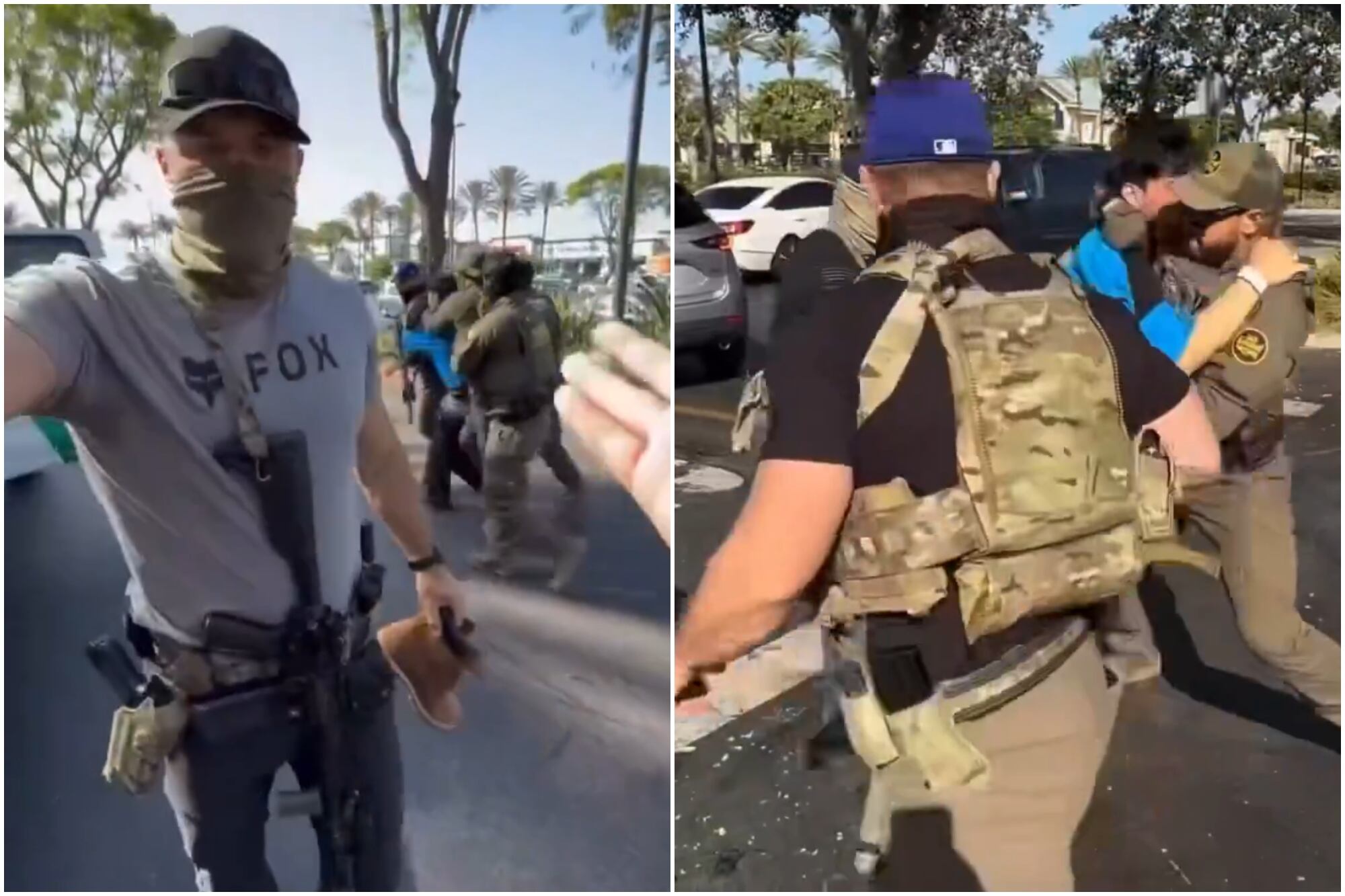 Agentes de ICE detienen a joven durante redada en centro comercial de California