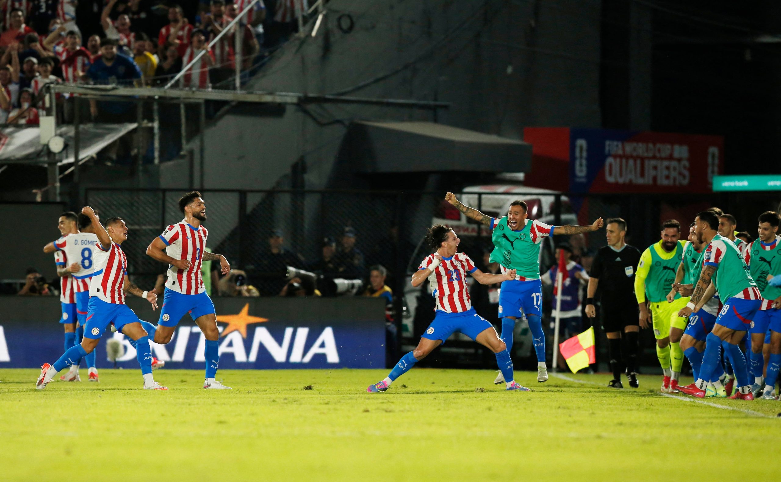 Paraguay vs Uruguay por la fecha 15 de las Eliminatorias Sudamericanas del 2025.