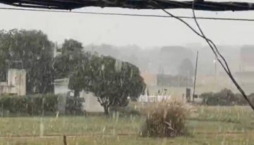 Nieve en la costa de la provincia de Buenos Aires: los videos más impactantes