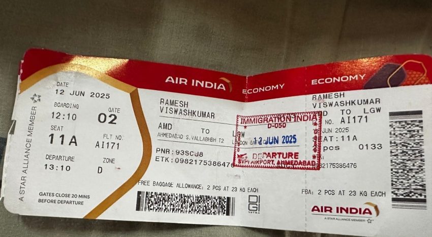 Encuentran a un sobreviviente del accidente aéreo en la India: “Había cuerpos a mi alrededor”