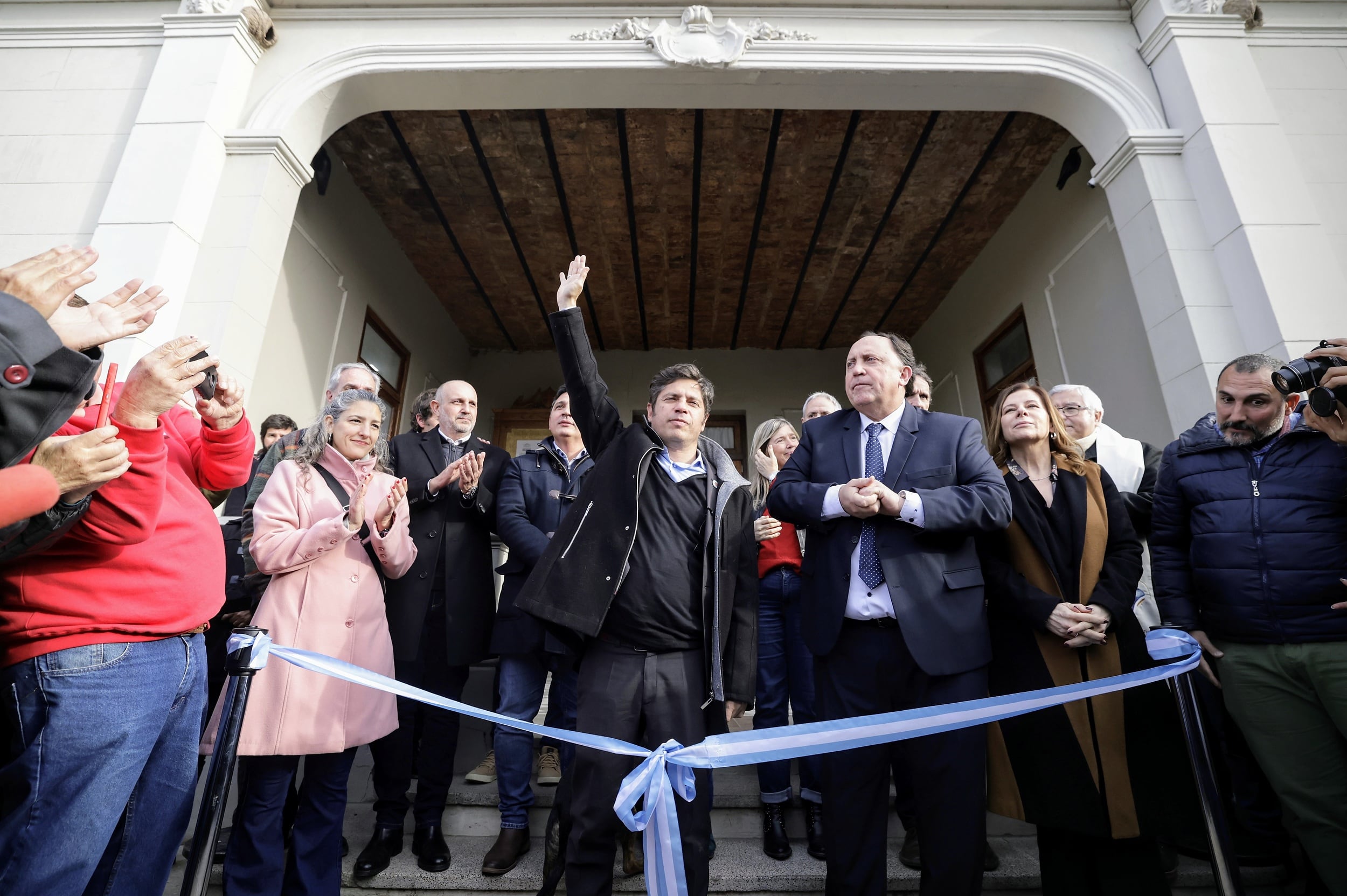 Visita de Axel Kicillof a General Las Heras.