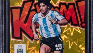 Subastaron dos figuritas únicas de Lionel Messi y Diego Maradona: la diferencia de precios sorprendió a todos