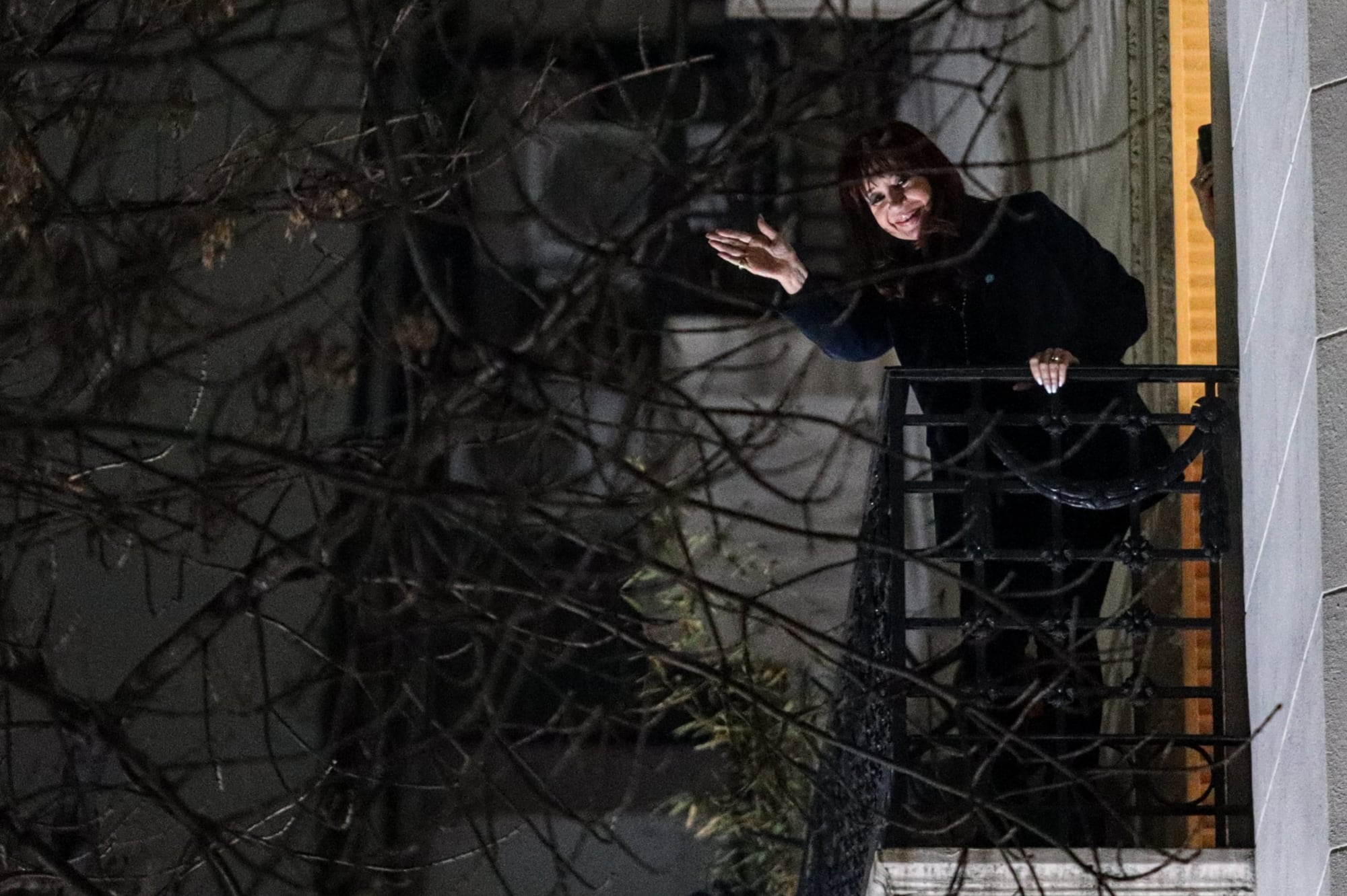  Cristina Kirchner en su balcón 
