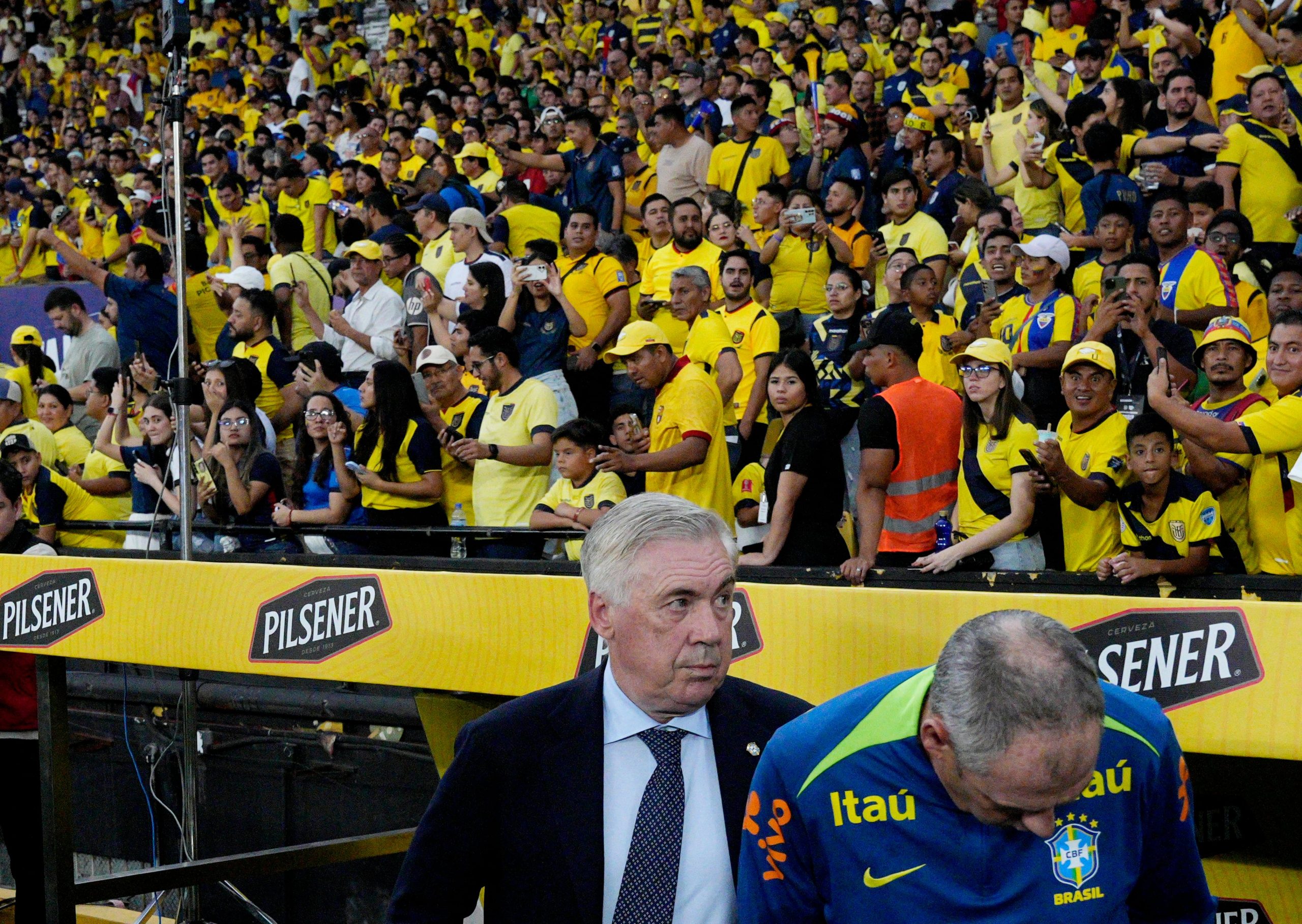 Ecuador vs Brasil por la fecha 15 de las Eliminatorias Sudamericanas del 2025.