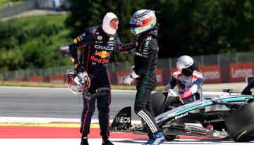 Caótica largada en el GP de Austria: Antonelli chocó a Verstappen y ambos quedaron fuera de la carrera