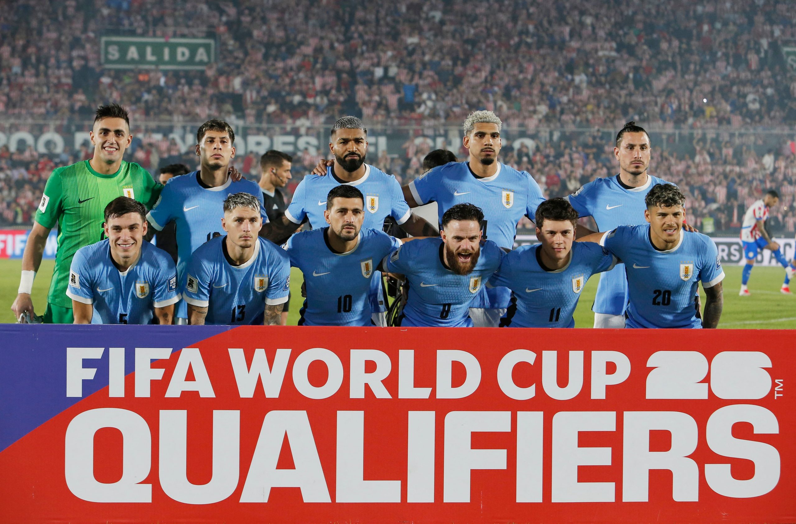 Paraguay vs Uruguay por la fecha 15 de las Eliminatorias Sudamericanas del 2025.