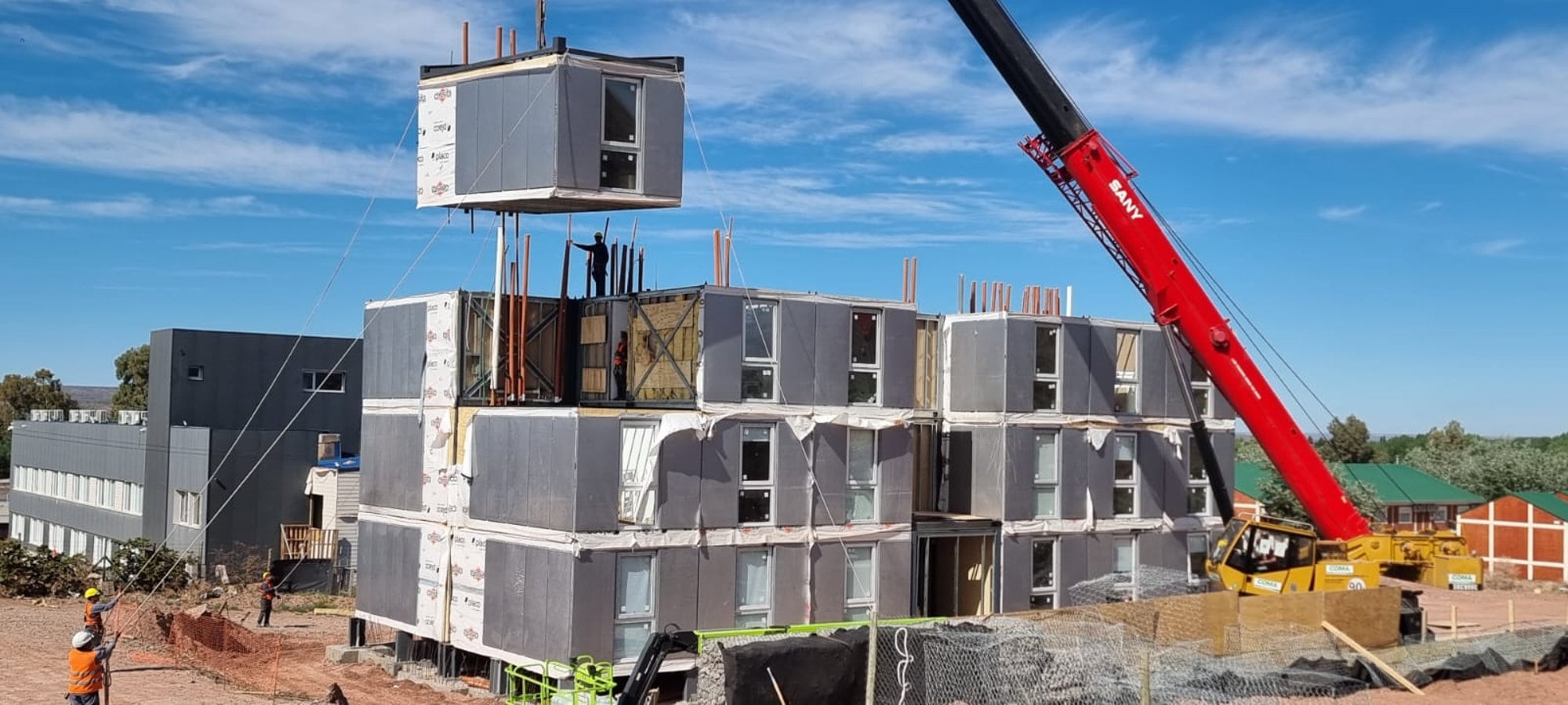 Las construcciones modulares son transportables