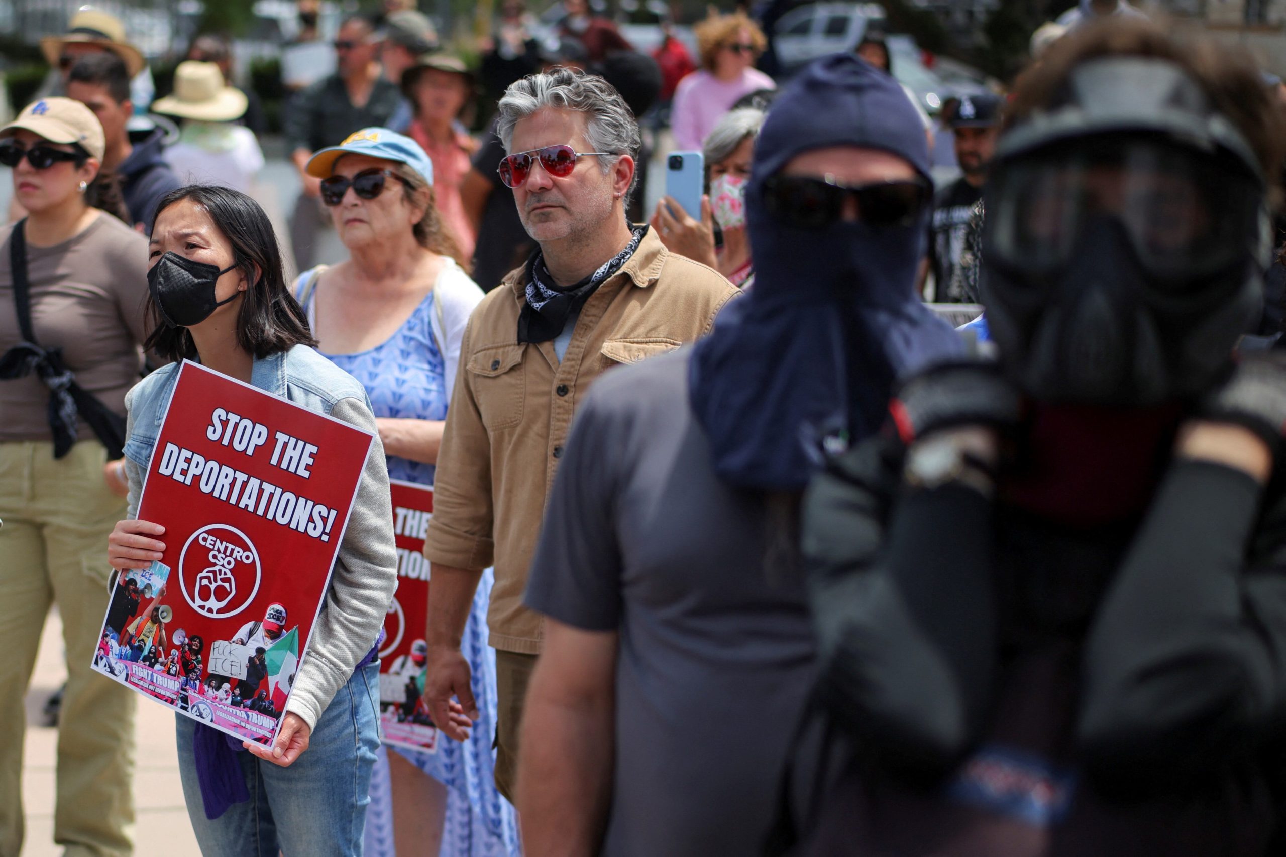 Crece la tensión por protestas de migrantes en Los Ángeles (Foto: Reuters)