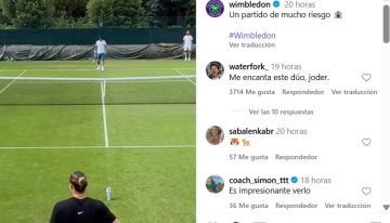 El nuevo reto viral entre Djokovic y Sabalenka: el peloteo en Wimbledon y la apuesta de 100 dólares