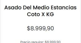 Cuánto cuesta un kilo de asado en los grandes supermercados en junio 2025