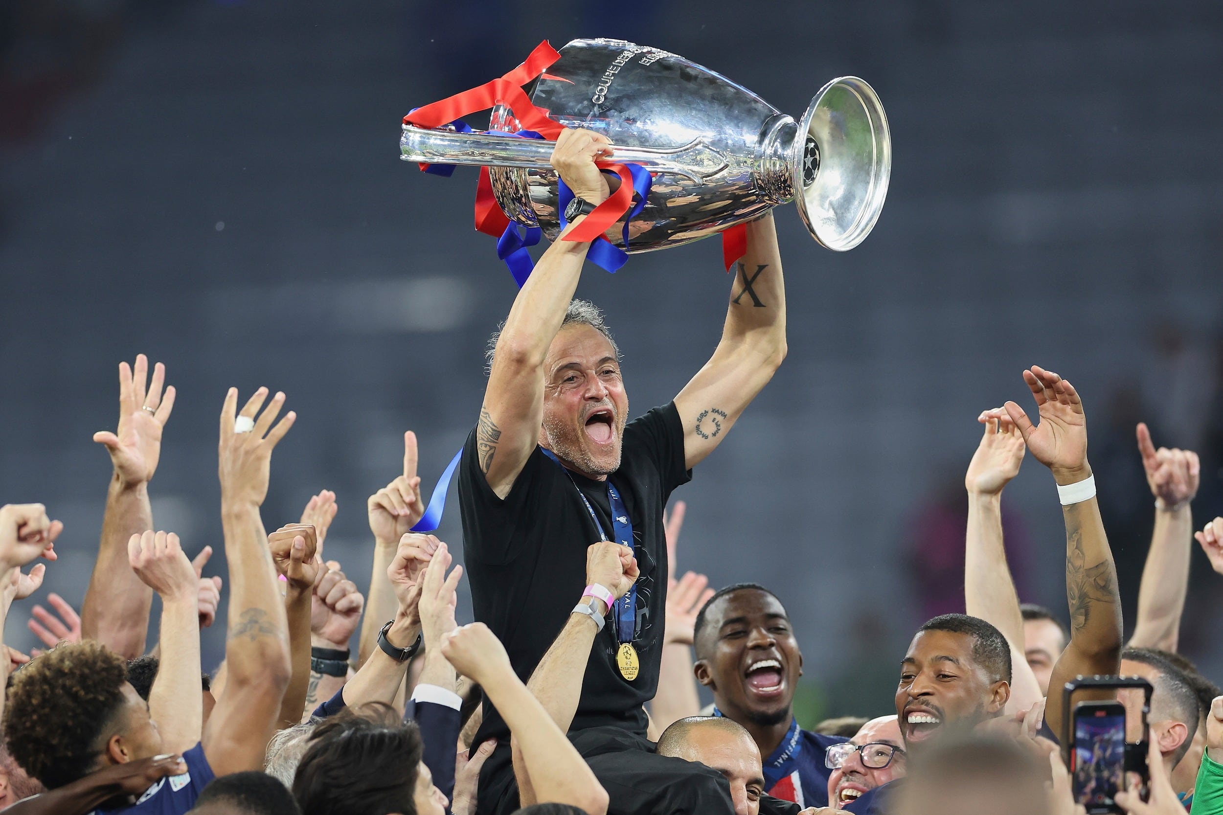 Luis Enrique levanta en Múnich la Champions League 2024/25