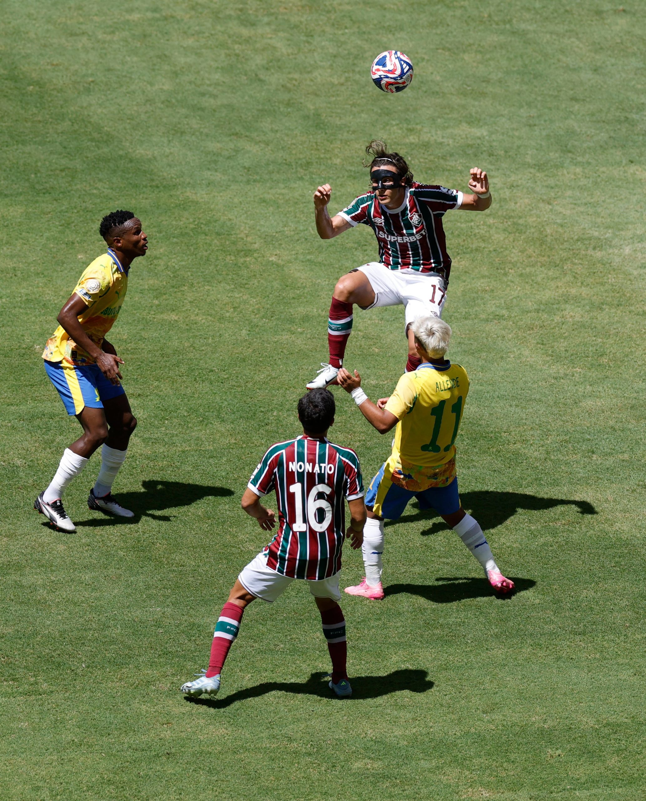 Sundowns vs Fluminense por la fase de grupos de el Mundial de Clubes 2025 del 2025.