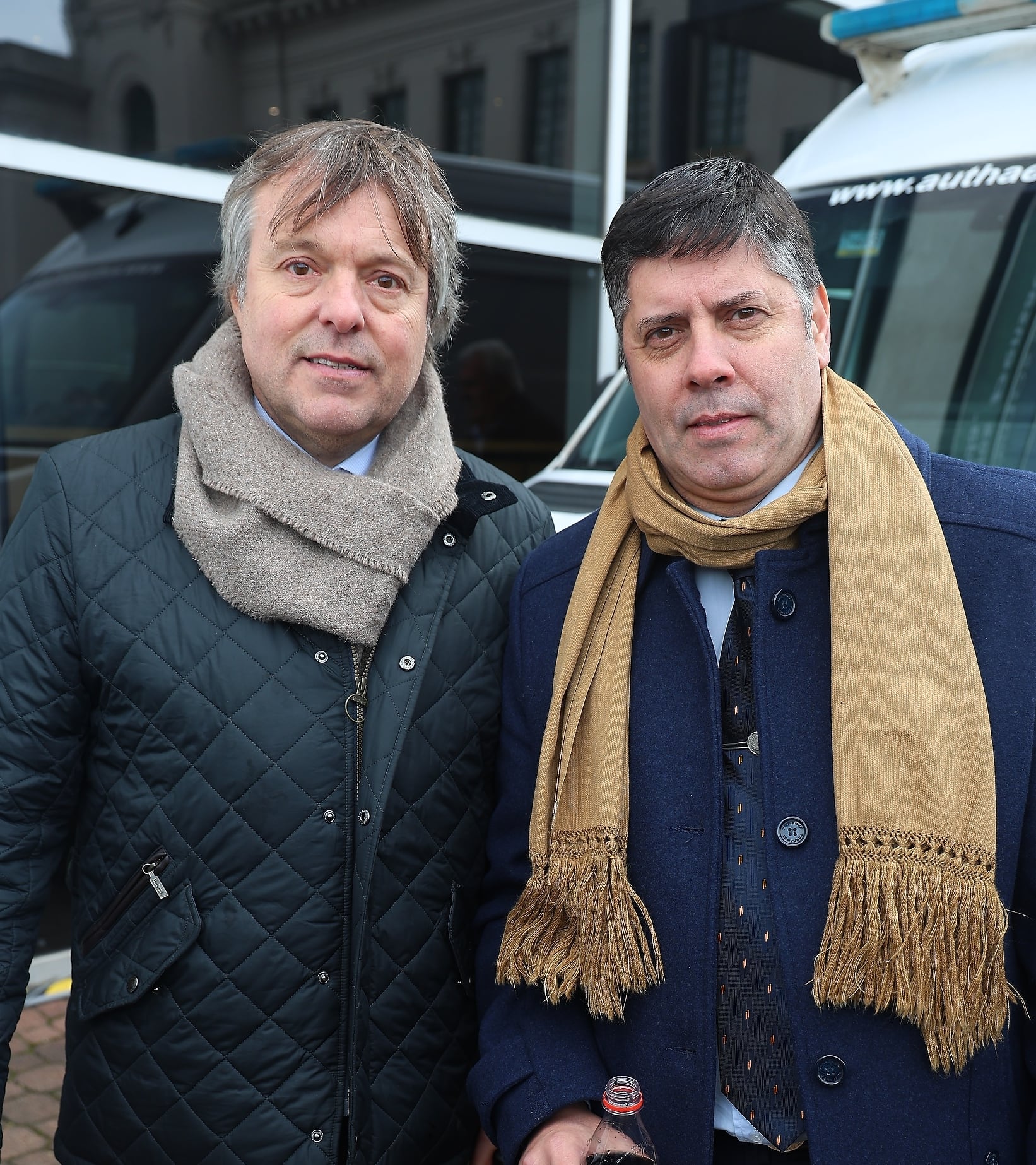 Hernan Busch, gerente de Agronegocios en Banco Galicia, y Cristhian Vidal, ejecutivo Top Agro en Banco Galicia 