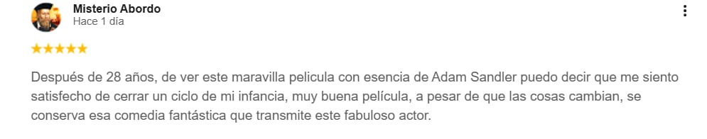 Algunos de los comentarios de los suscriptores de Netflix, quienes invitan a darle play a la segunda entrega de Happy Gilmore (Foto: Captura Google)