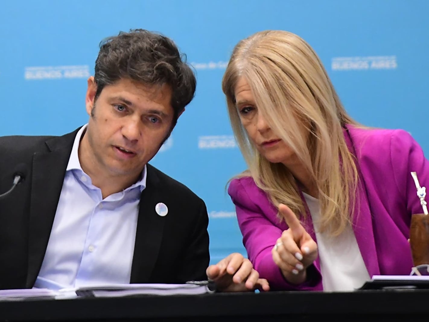 Axel Kicillof y Verónica Magario