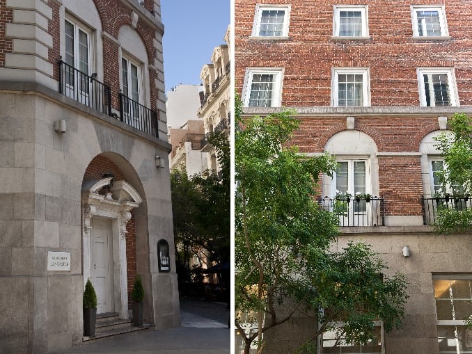 La arquitectura original fue proyectada a mediados del siglo XX por el estudio Acevedo, Becú y Moreno, autores de las residencias más elegantes de Buenos Aires.