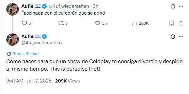 Algunas de las reacciones más destacadas (Captura: X)