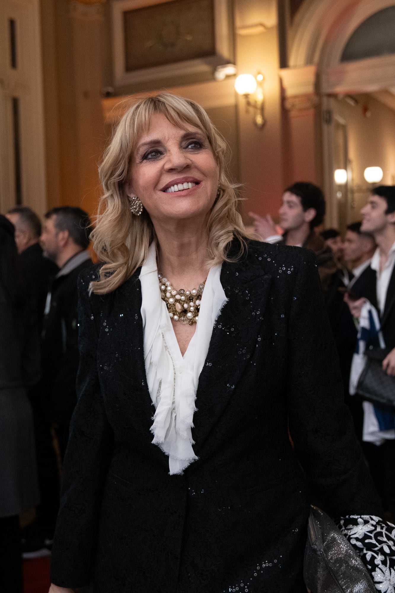 Teté Coustarot, siempre elegante. 