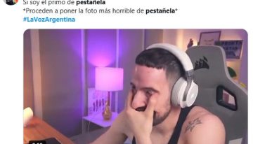 El primo de Daniela Celis la rompió en “La Voz Argentina” y estallaron los memes: “Pestañelo es muy talentoso”