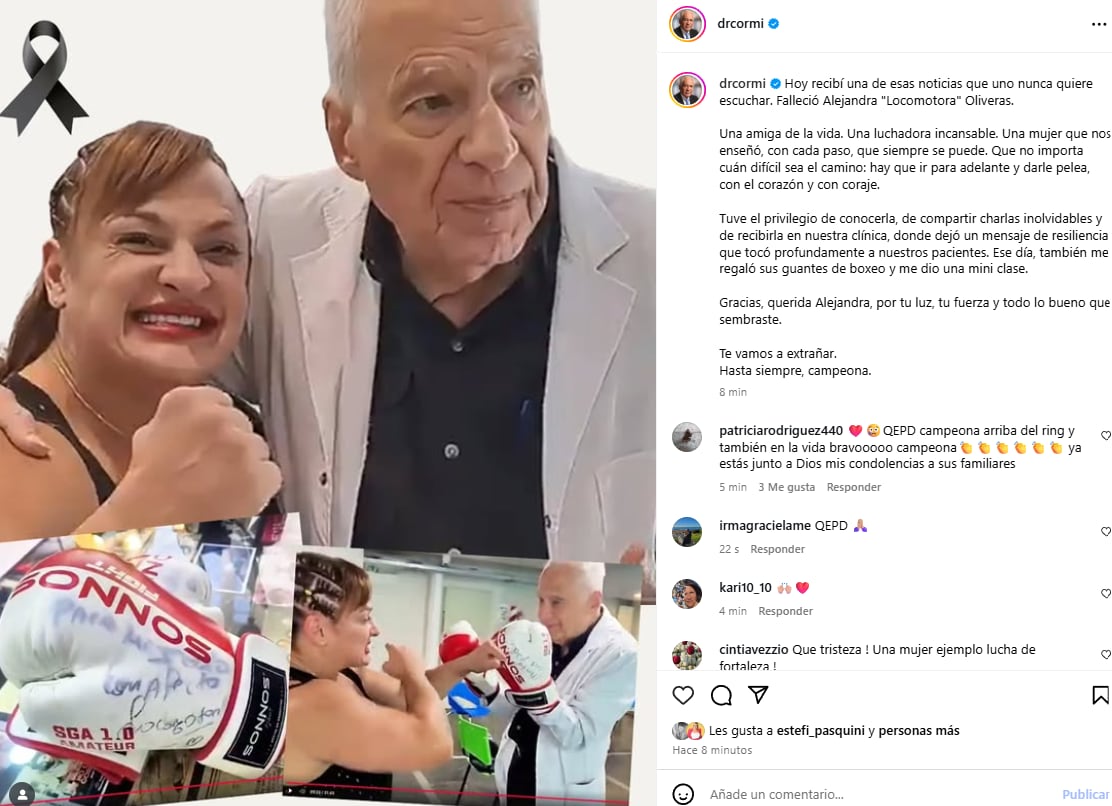 Alberto Cormillot en redes. (Foto: Instagram /drcormi)