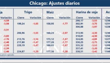 La soja comenzó la semana con una rueda negativa en Argentina y en Chicago