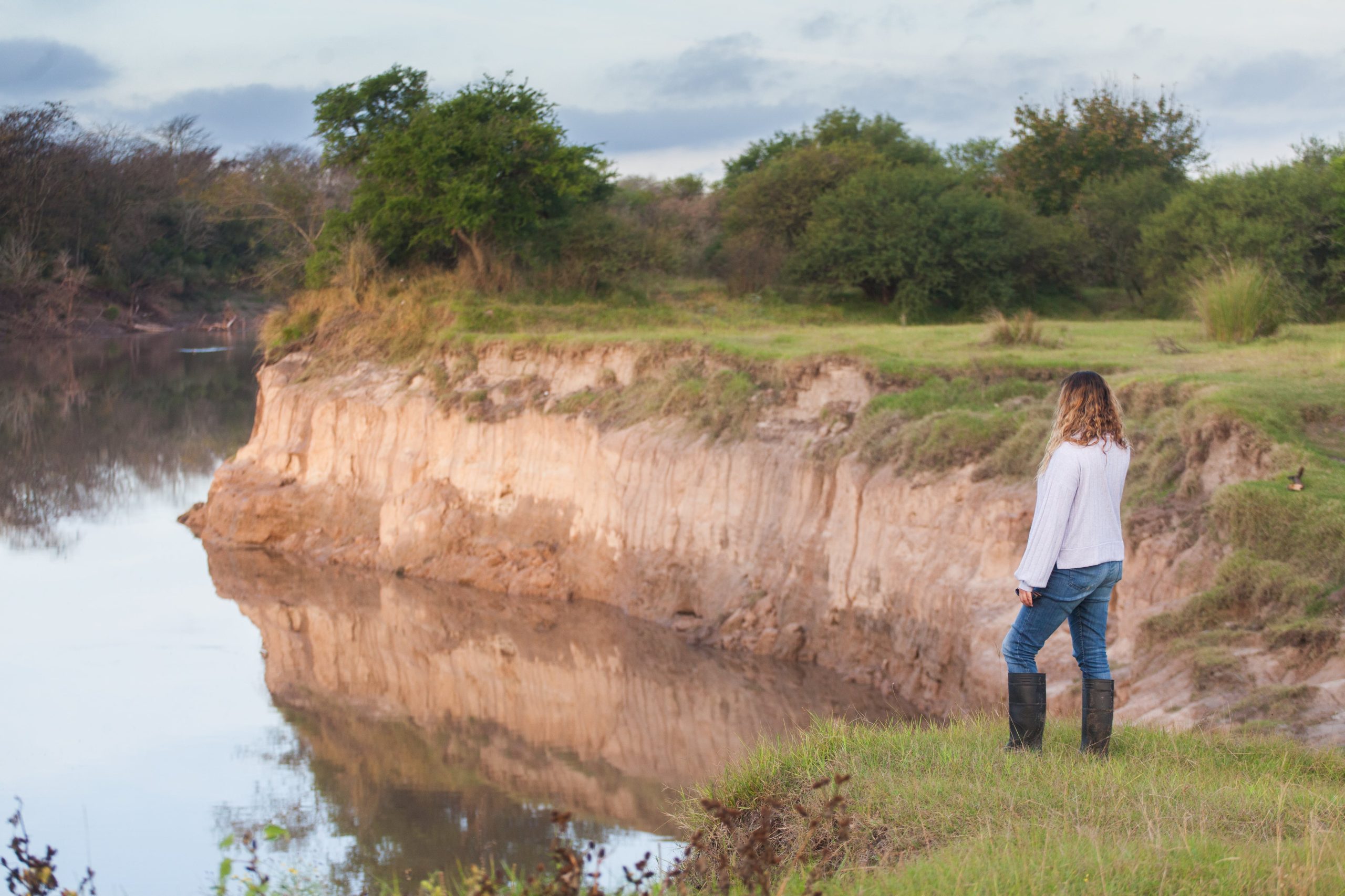 El campo tiene costa sobre el río Gualeguay.