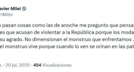 La dura reacción de Javier Milei tras los cortes de luz y la prórroga que favoreció al PJ