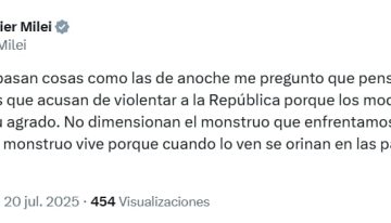 La dura reacción de Javier Milei tras los cortes de luz y la prórroga que favoreció al PJ