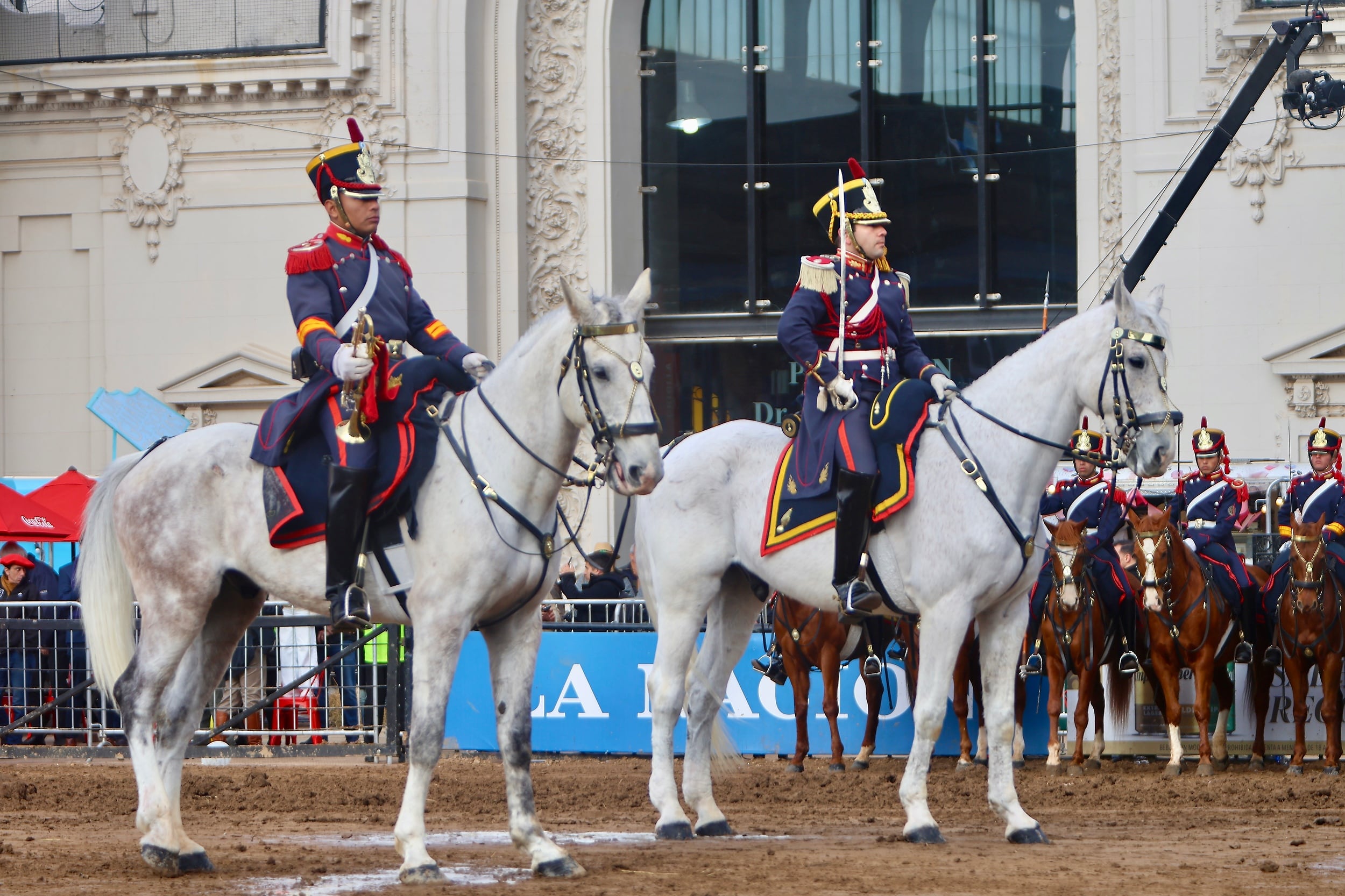 El ingreso del Regimiento de Granaderos a Caballo General San Martín