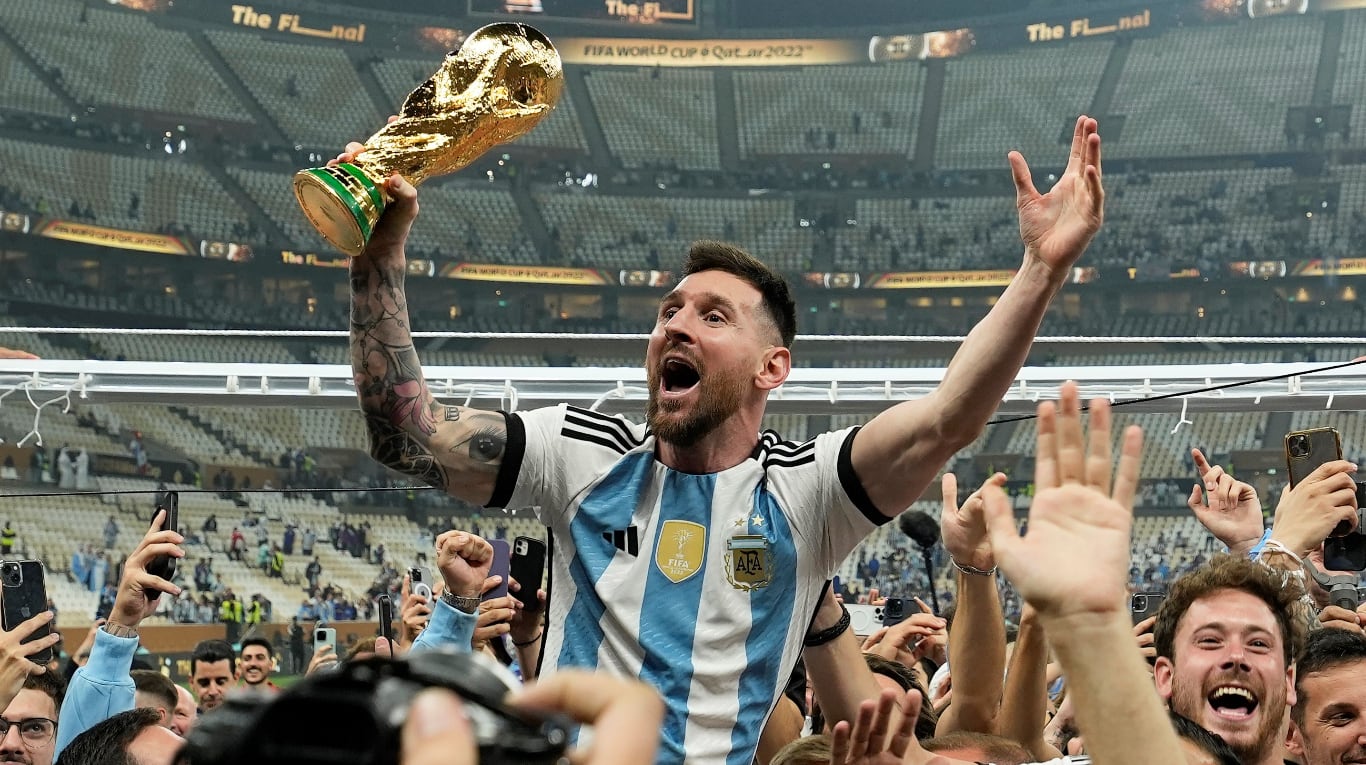 Bellingham eligió a Messi como el mejor futbolista de la historia. (Foto: AP)