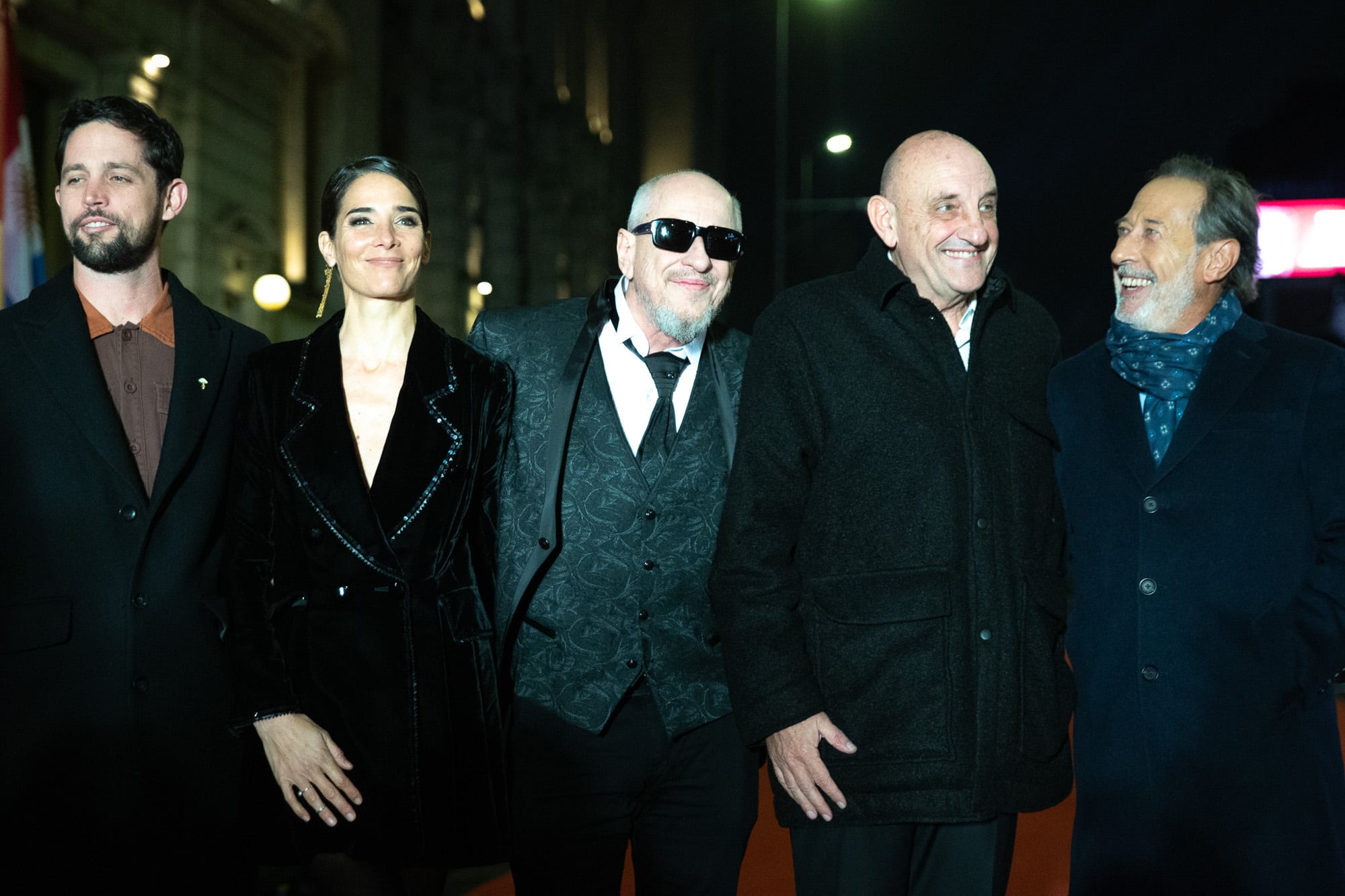 Yaco Lange, Juana Viale, Daniel Aráoz, el Puma Goity y Guillermo Francella.