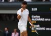 Carlos Alcaraz se quedó con el primer set en la final de Wimbledon ante Jannick Sinner