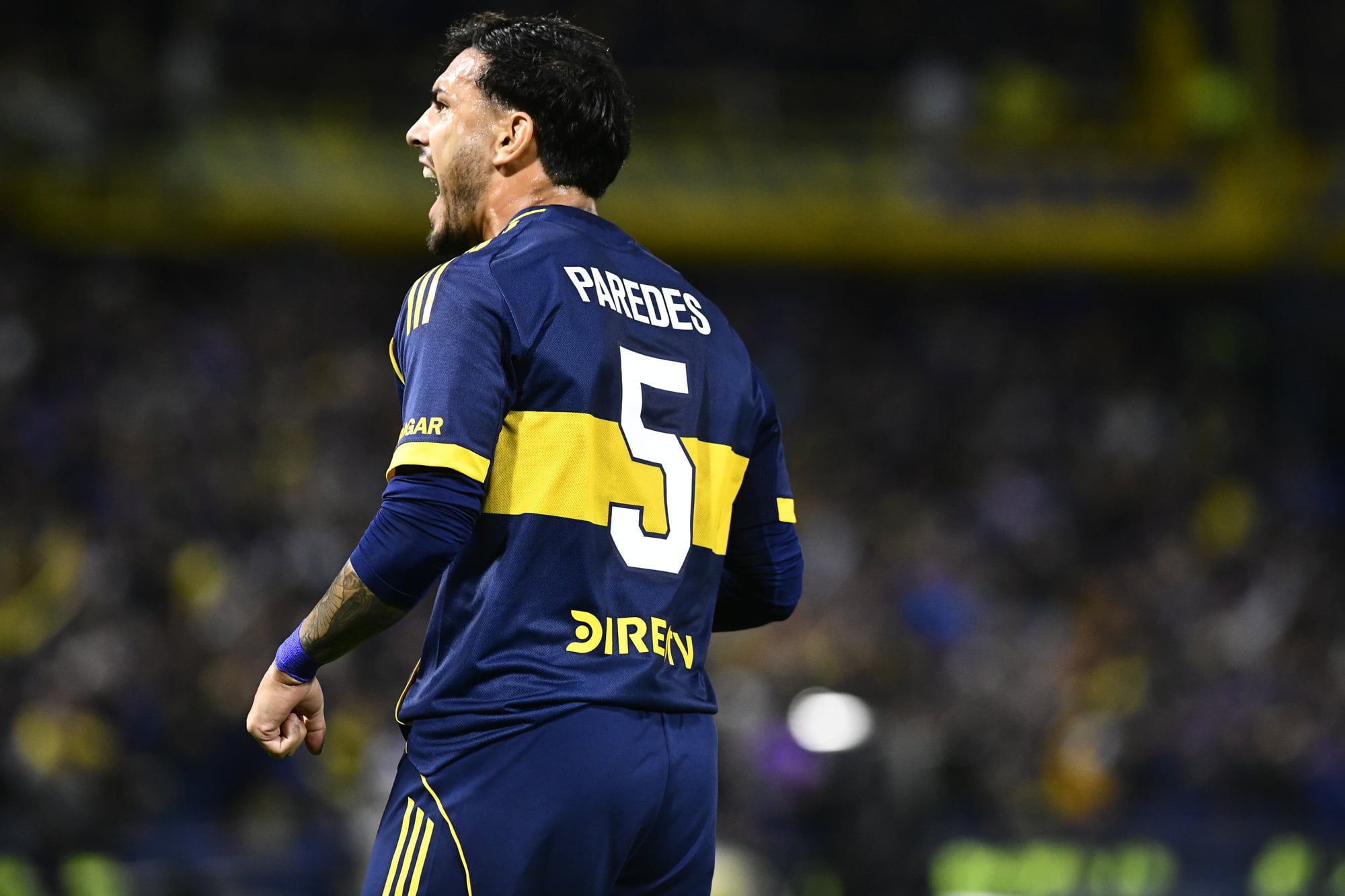 Leandro Paredes volvió a jugar en Boca el viernes pasado ante Unión, por el Torneo Clausura, en la Bombonera